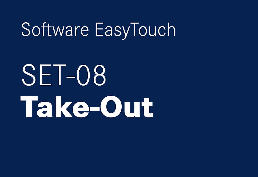 The EasyTouch Software SET-08 Take-Out by KERN