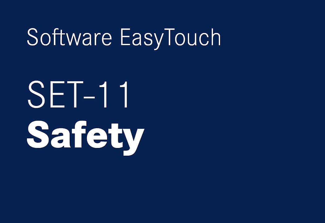 The EasyTouch Software SET-11 Safety by KERN