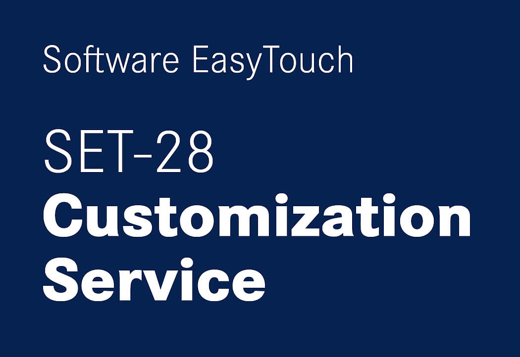 The EasyTouch Software SET-28 Customization Service by KERN